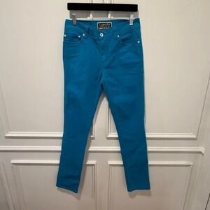 Levi's 510 Super Skinny Jeans Men's 31x32 Turquoise Blue Stretch Denim